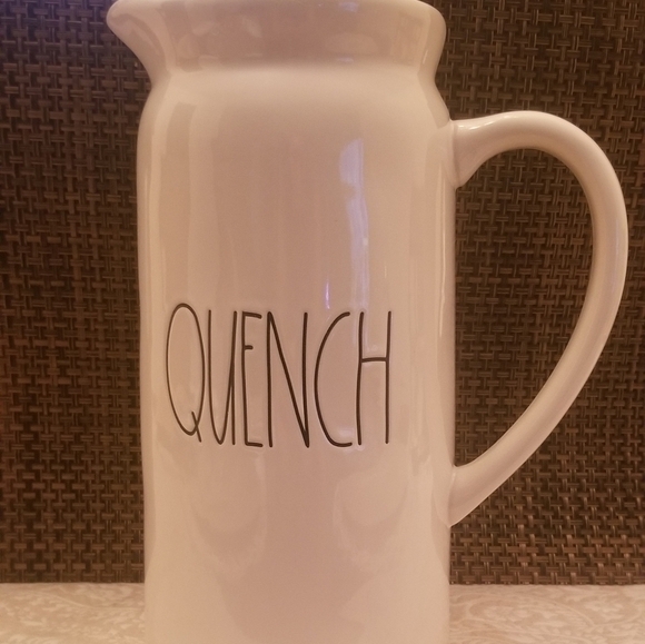 Rae Dunn Quench Large Ceramic Pitcher. NWT. - Picture 1 of 4